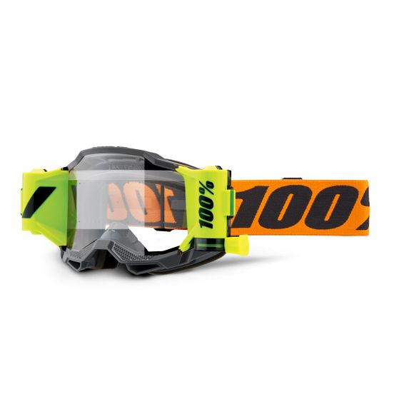 100% ACCURI 2 FORECAST Orange cross mask - Clear 2025 - OrangeRef: CE1344 / 50017-00011