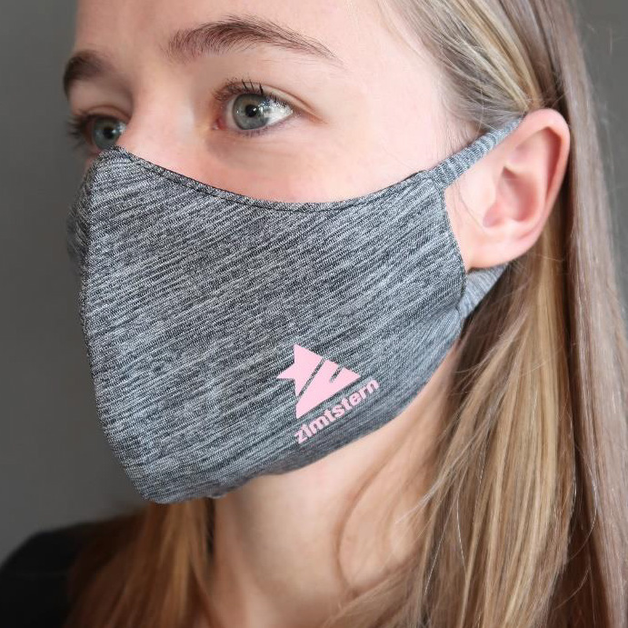 Zimtstern Guardz Facemask - Pirate Black Melange / Blush