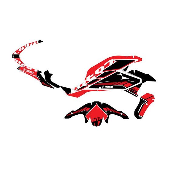 RiderUnik CORP RED deco kitRef: RU0593 / MT07-CORPR