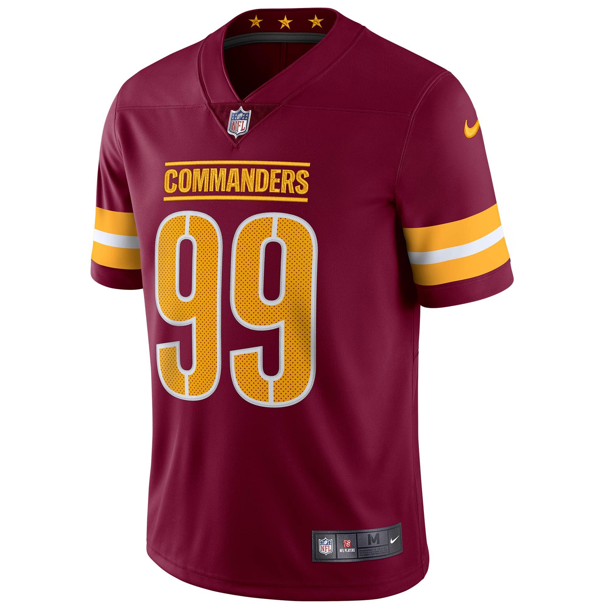 Chase Young #99 Washington Commanders Nike Vapor Limited NFL Jersey Red