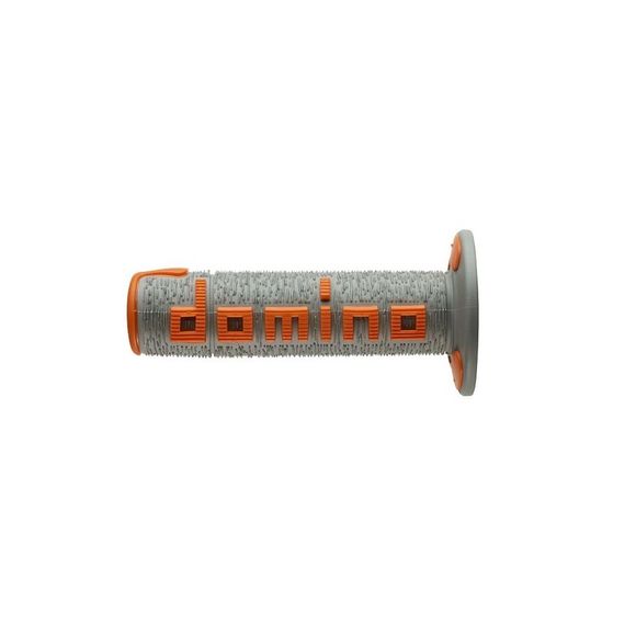 Domino A360 Universal Handlebar Grips - Gray / OrangeRef: DO0019