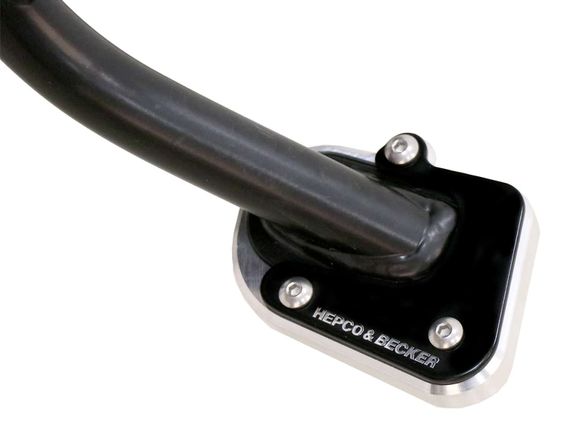 Hepco & Becker side stand extension - black/silverBMW 850 F 850 GS ADVENTURE ABS (0K01) - 2019 - 2023Ref: Hbe00573A / 42116520 00 91
