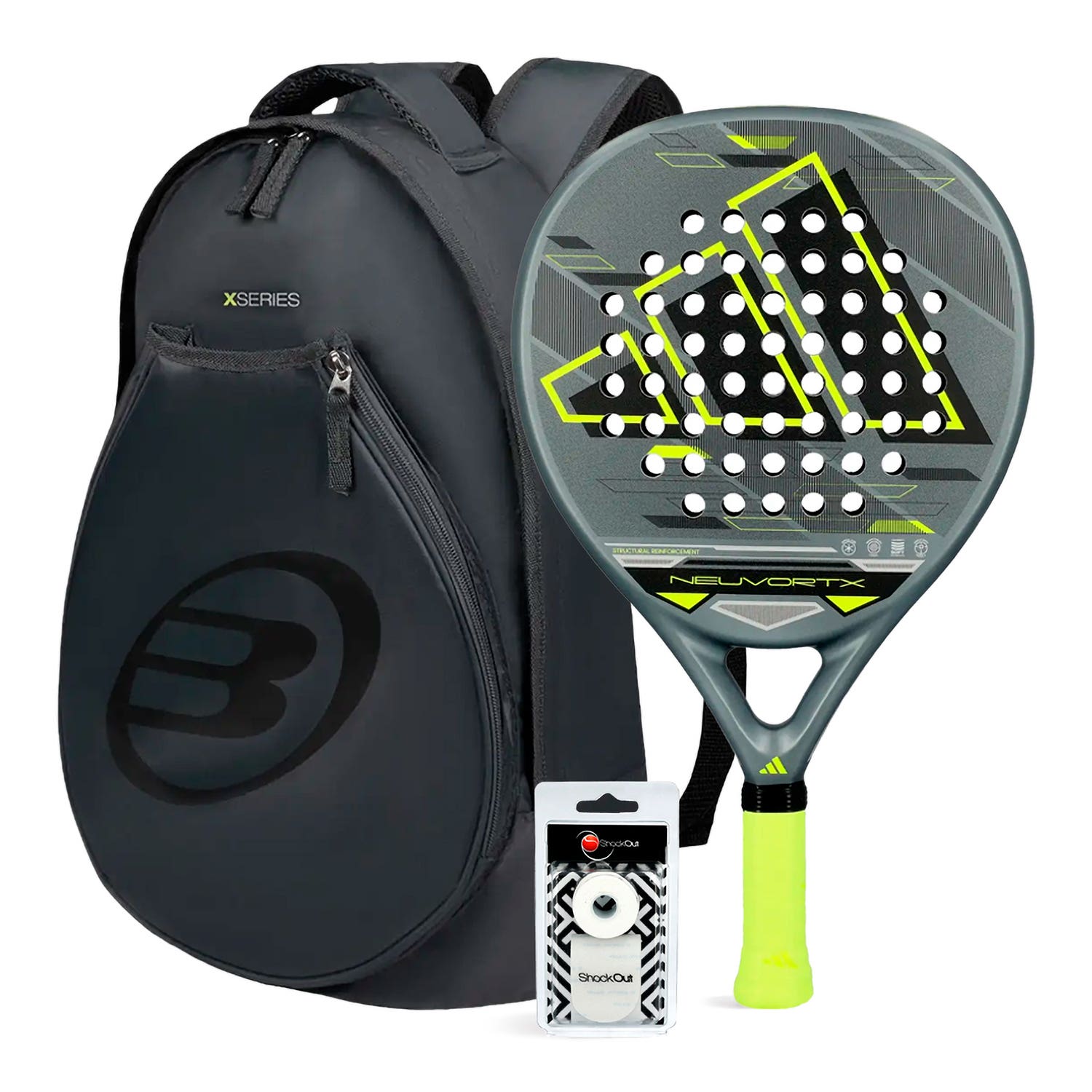 PACK ADIDAS NEUVORTX YELLOW BAG BULLPADEL
