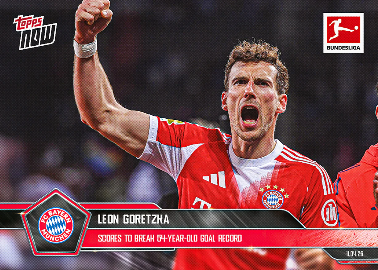 Leon Goretzka - 2025-26 Bundesliga Topps NOW® - Card 167 - PR: 491