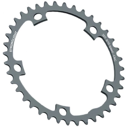 Stronglight Road Chainring - 5-Arm - 130mm - for Shimano 9/10-Speed - silver