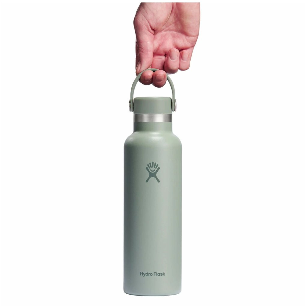 Hydro Flask 21oz Standard Mouth Insulated Bottle + Flex Cap - 621ml - Agave