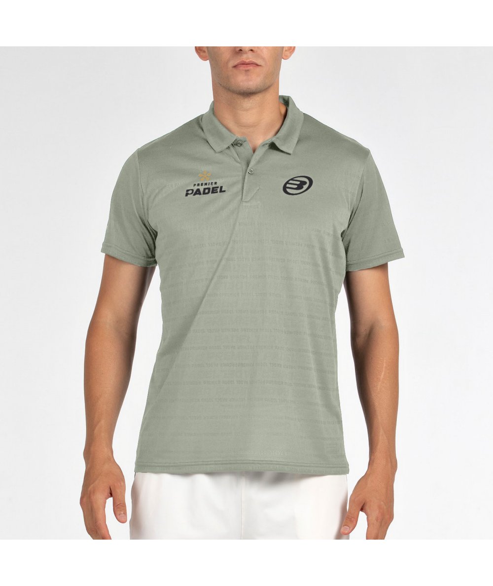 POLO-SHIRT BULLPADEL POMPIER EUCALYPTUS