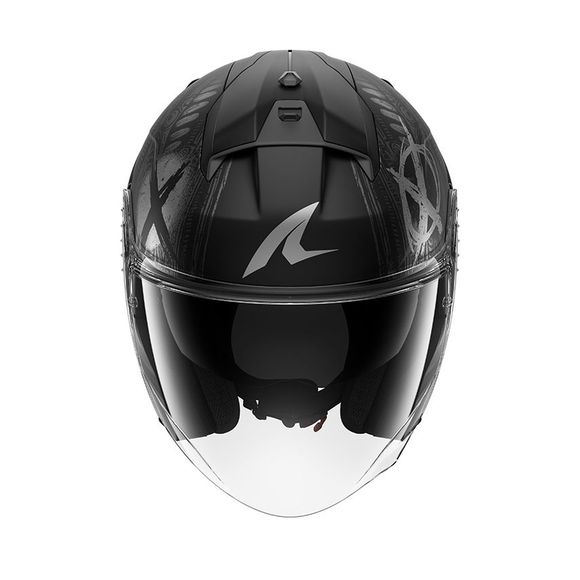 Casque jet Shark SKWAL JET SHIEVER - Noir / GrisRef : SH1855