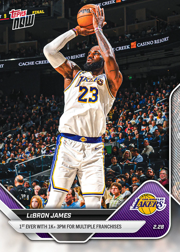 LeBron James - 2025-26 NBA Topps NOW® - Card 188