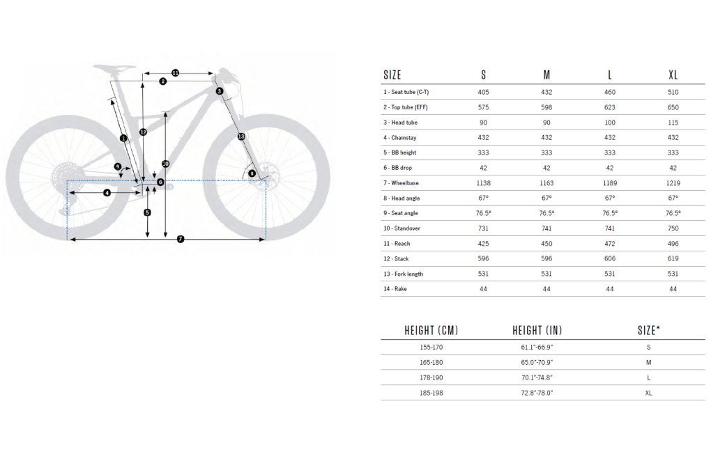 Orbea OIZ M10 - Carbon Mountain Bike - 2026 - Diamond Carbon View (matt/gloss)