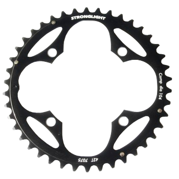 Stronglight MTB Chainring Type XC - 4-Arm - 104 / 64mm - Shimano 9-Speed - black