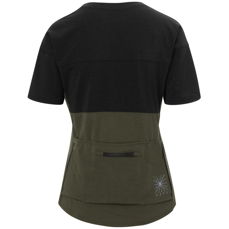 Giro Ride Jersey Women - black/trail green