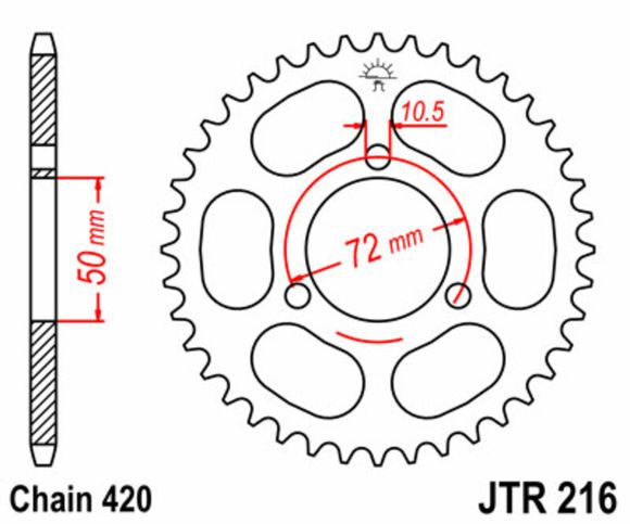 Crown JT. standard steel 216 - 420Ref: Jtc01773A / 1074991004