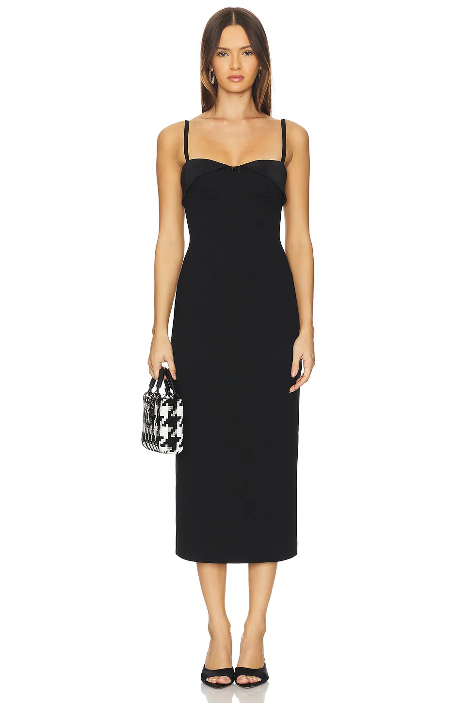 x Christina Elezaj Shea Midi Dress
