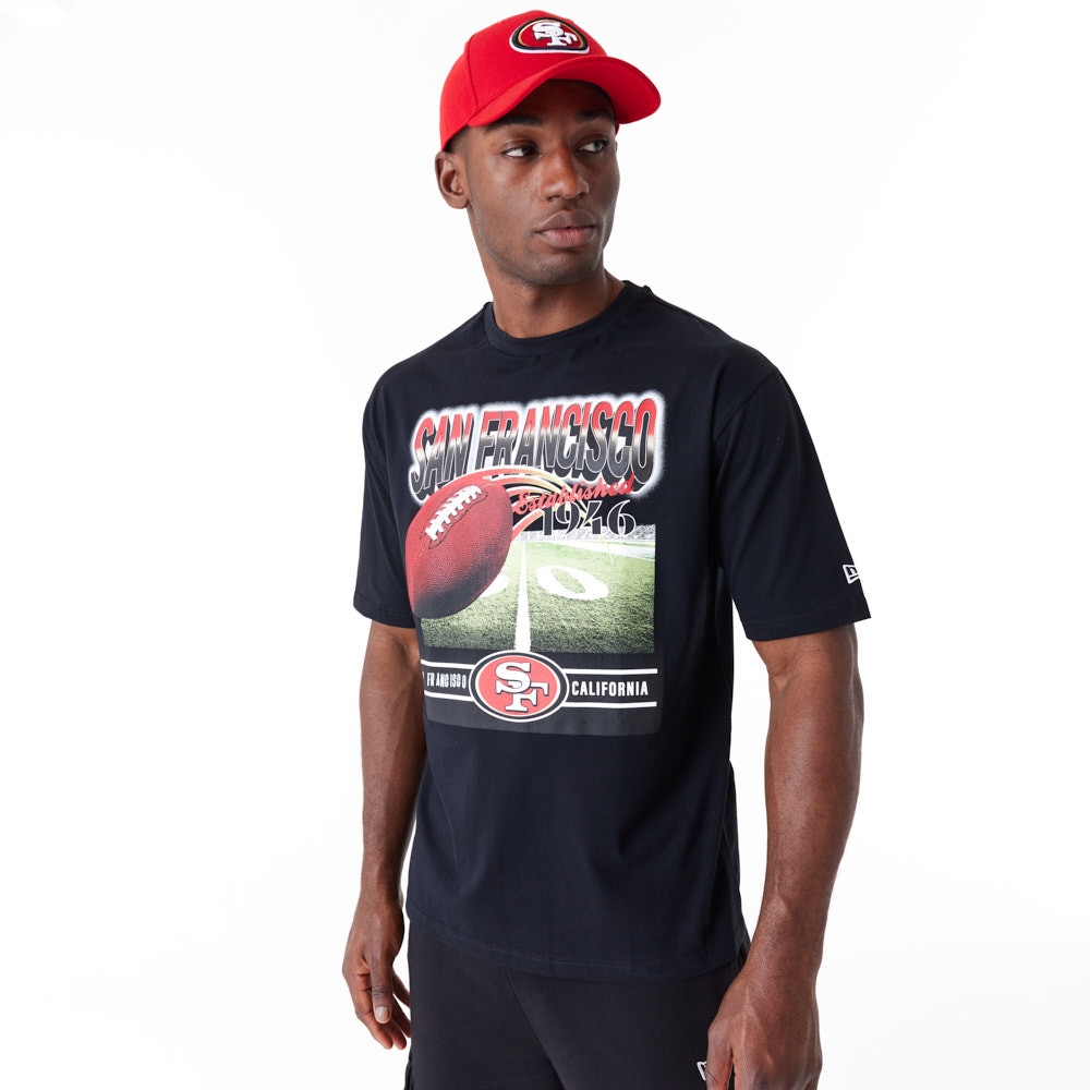 San Francisco 49ers Field Graphic New Era Oversized NFL T-Shirt