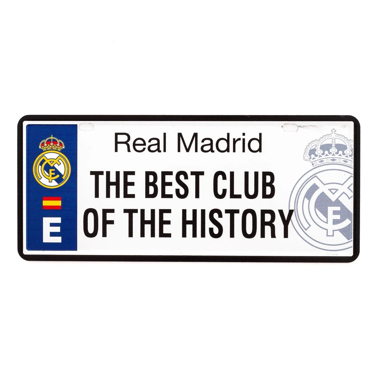 Real Madrid “The Best” License Plate