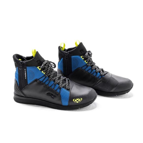 Baskets Moto Ixon FREAKY WATERPROOF - Noir / BleuRef : IX1696-C39227