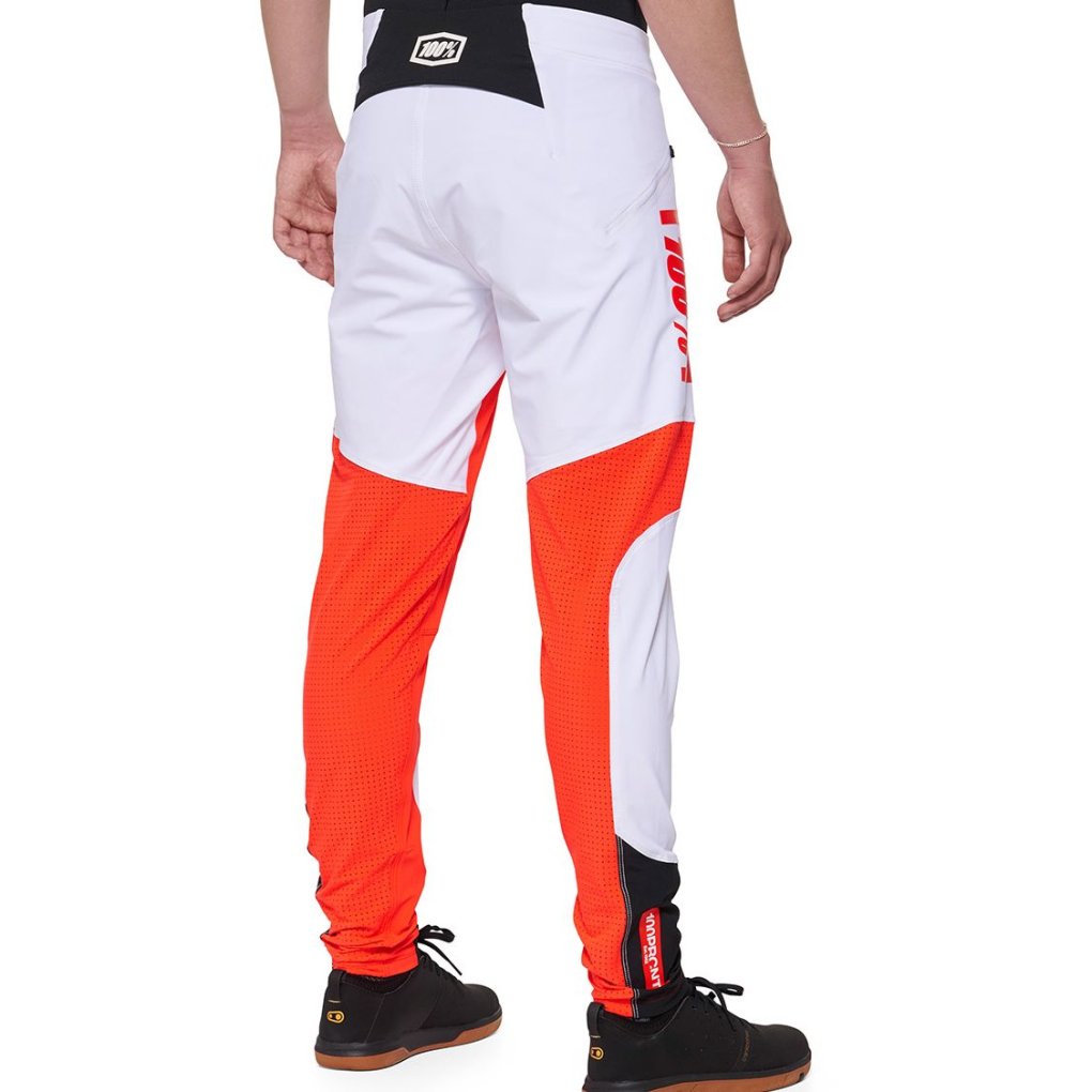 100% R-Core X Bike Pants Men - white/red