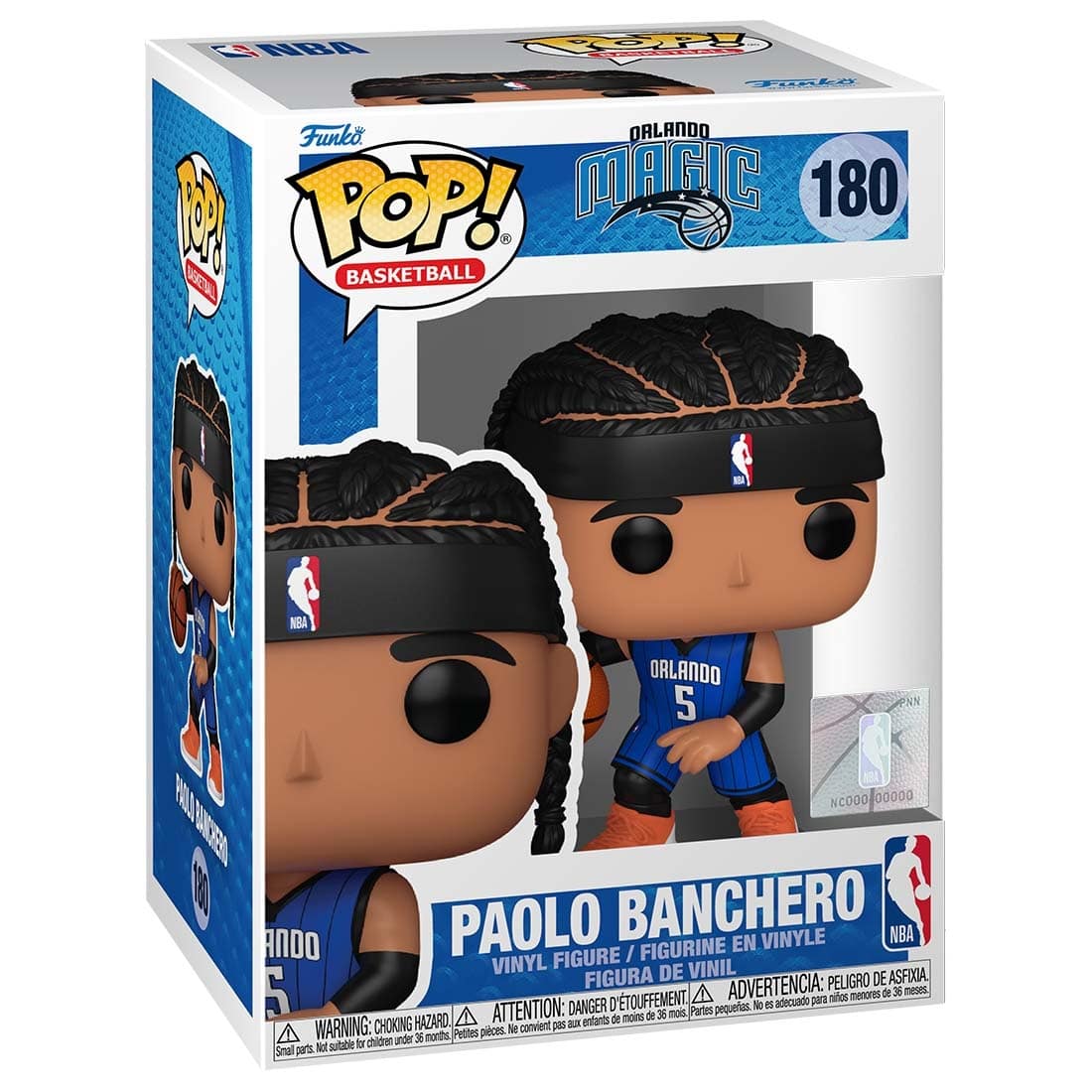 Funko POP! #180 Paolo Banchero Orlando Magic Vinyl NBA Figure