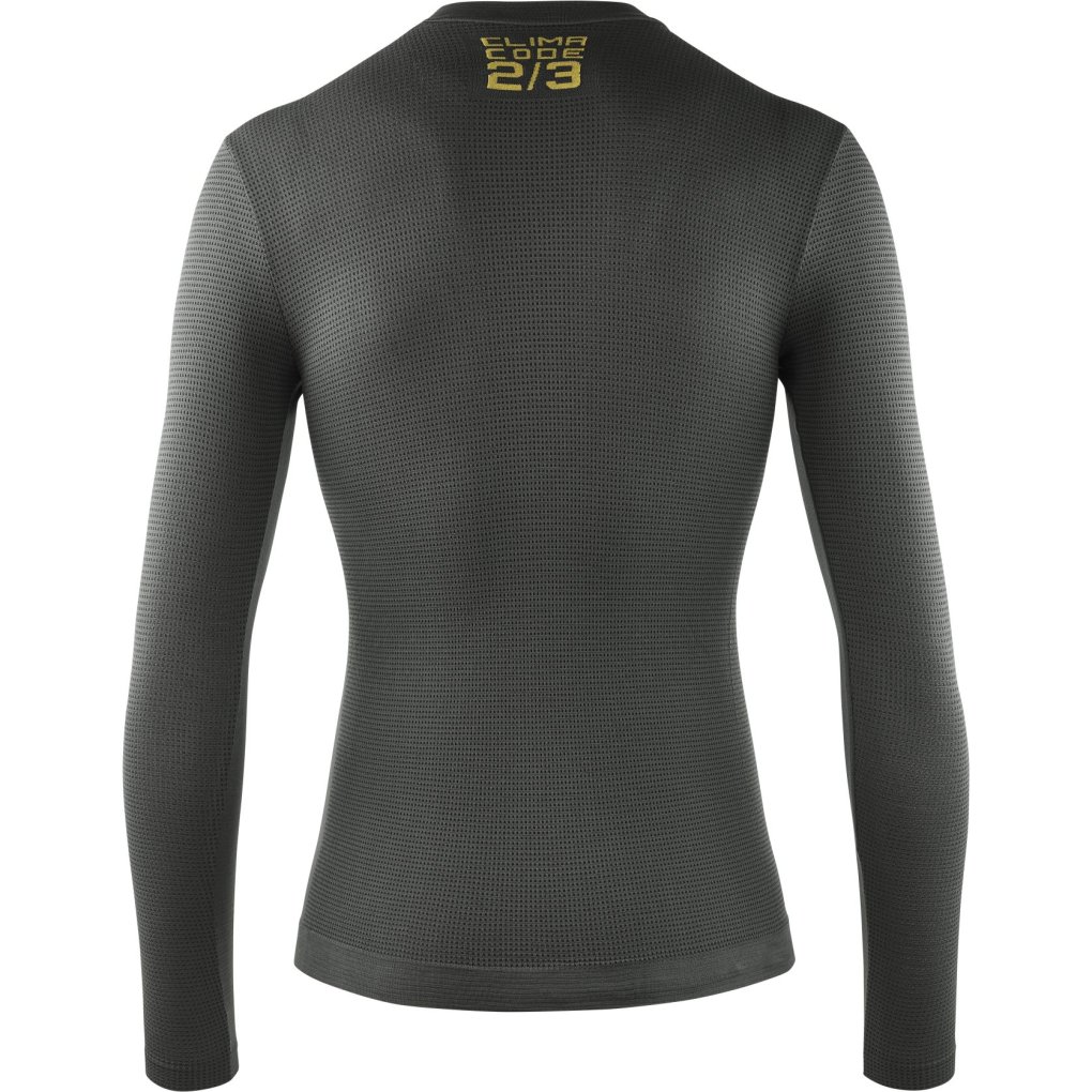 Assos P1 Spring Fall Long Sleeve Skin Layer Men - anthracite grey
