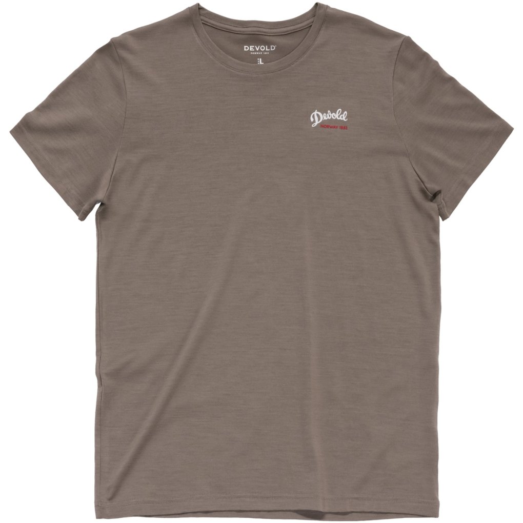 Devold Classic Script Tee Men - 696A Falcon