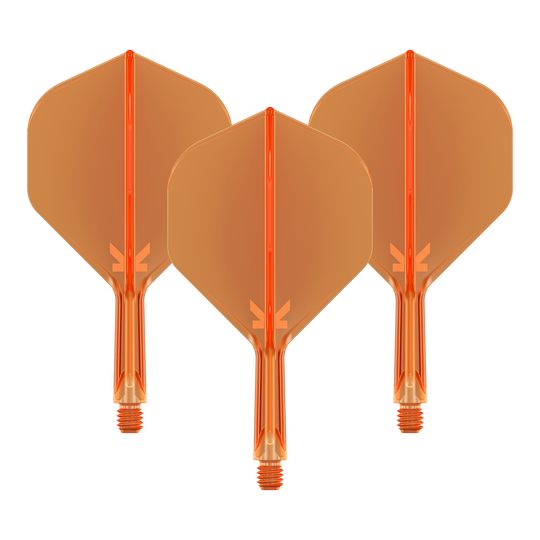 Target K-Flex No2 Standard Flight System - Neon Orange