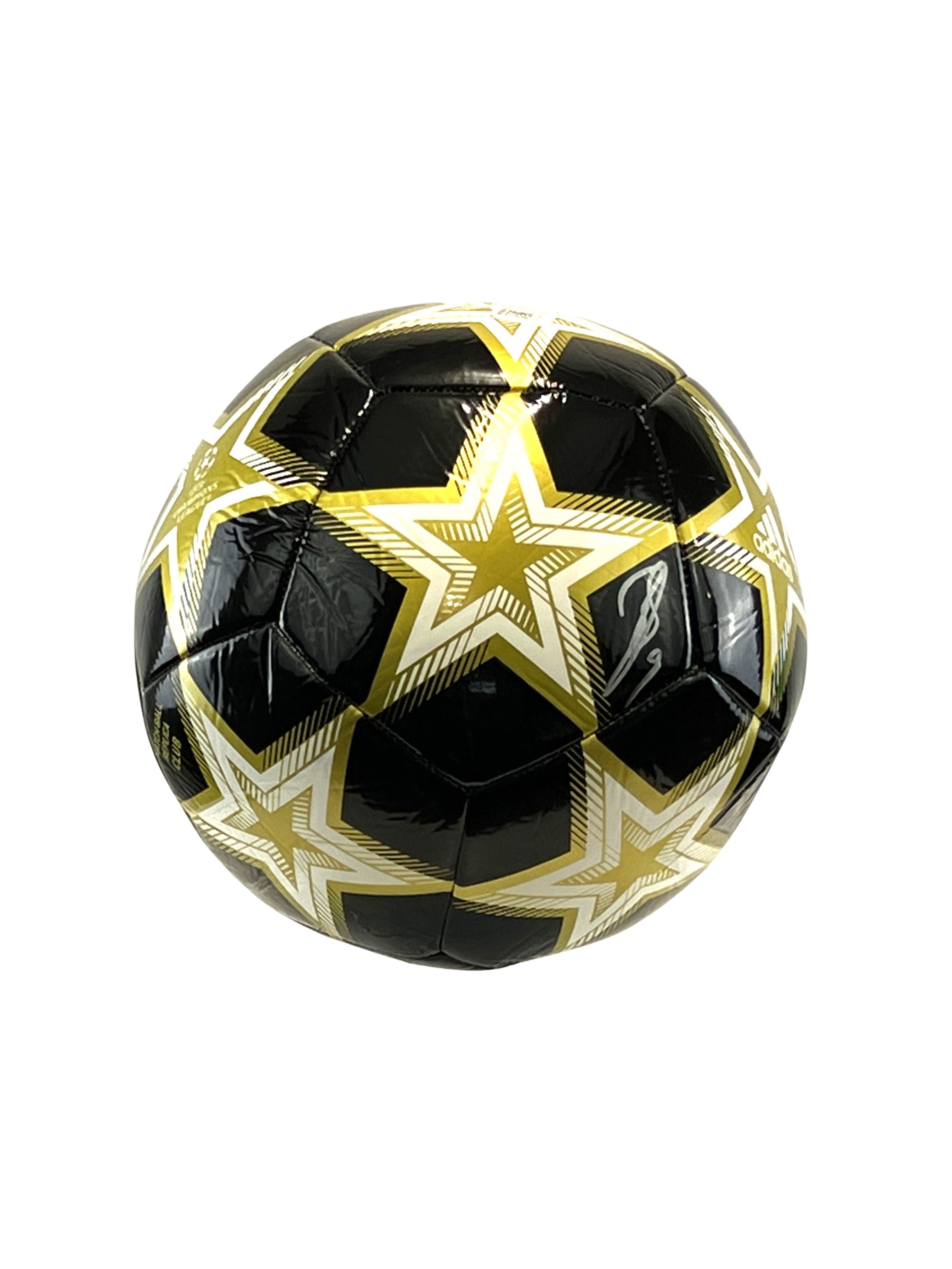 Karim Benzema Autographed Adidas UEFA Champions League Ball