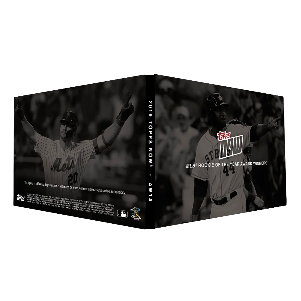On-Card Book Auto # to 99 - Pete Alonso/Yordan Alvarez - MLB TOPPS NOW® Card AW03A