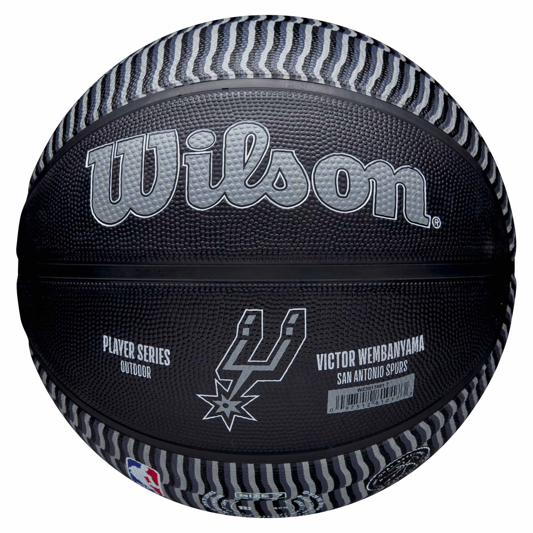 Victor Wembanyama San Antonio Spurs NBA Icon Outdoor Basketball (Size 7)