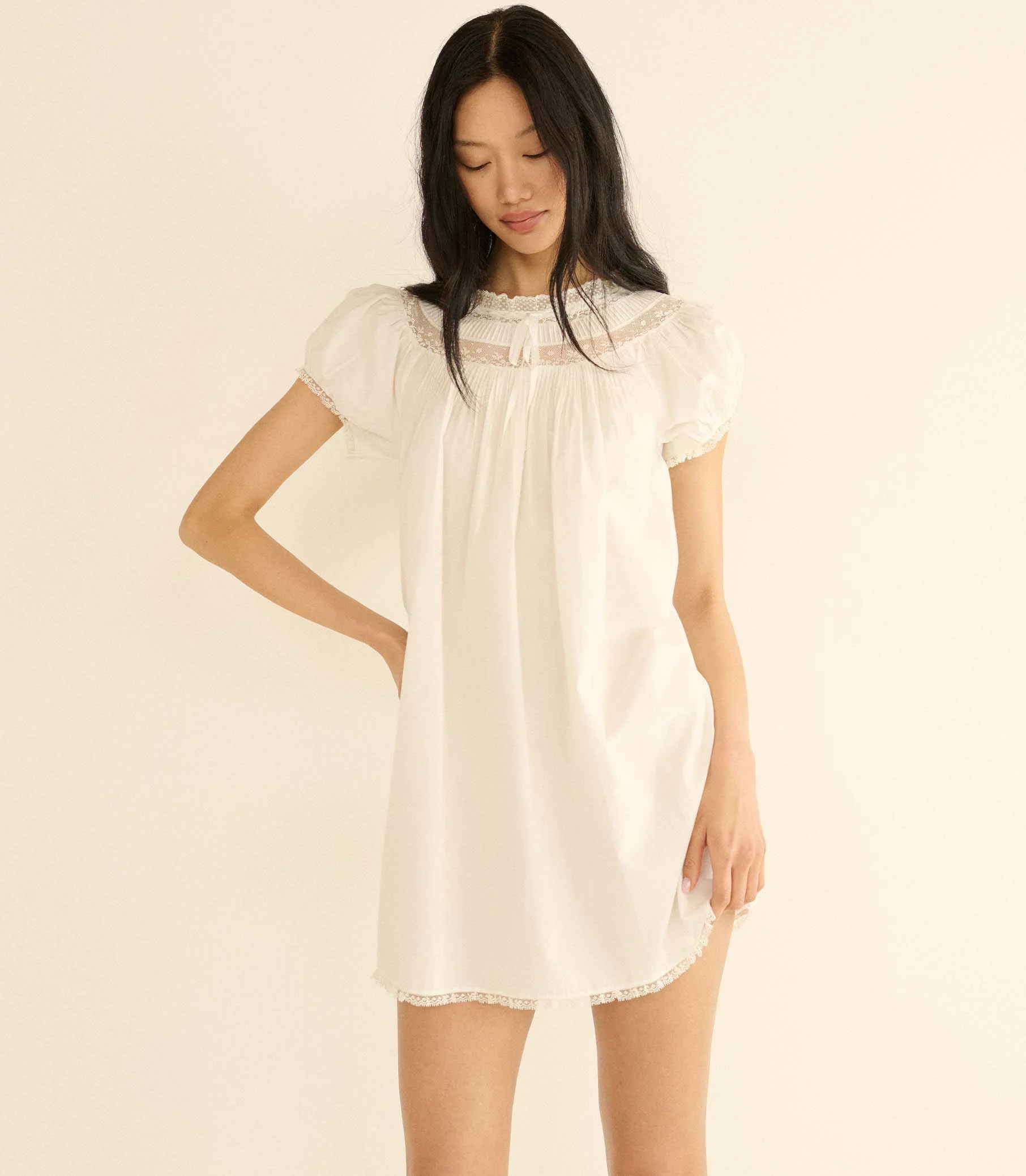 Daphne Mini Dress - Salt