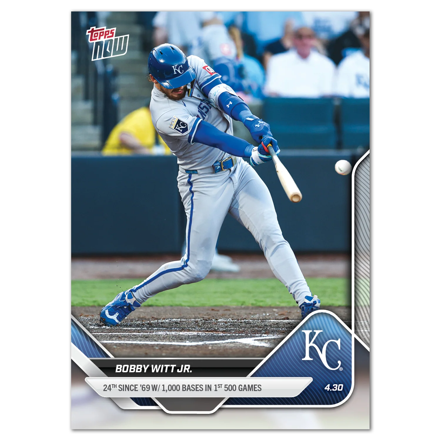 Bobby Witt Jr. - 2025 MLB Topps NOW® - Card 123