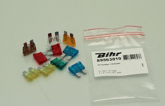 Mini-Fusible Bihr fuse 10pcs UniversalRef: Bi01748A / 1079843