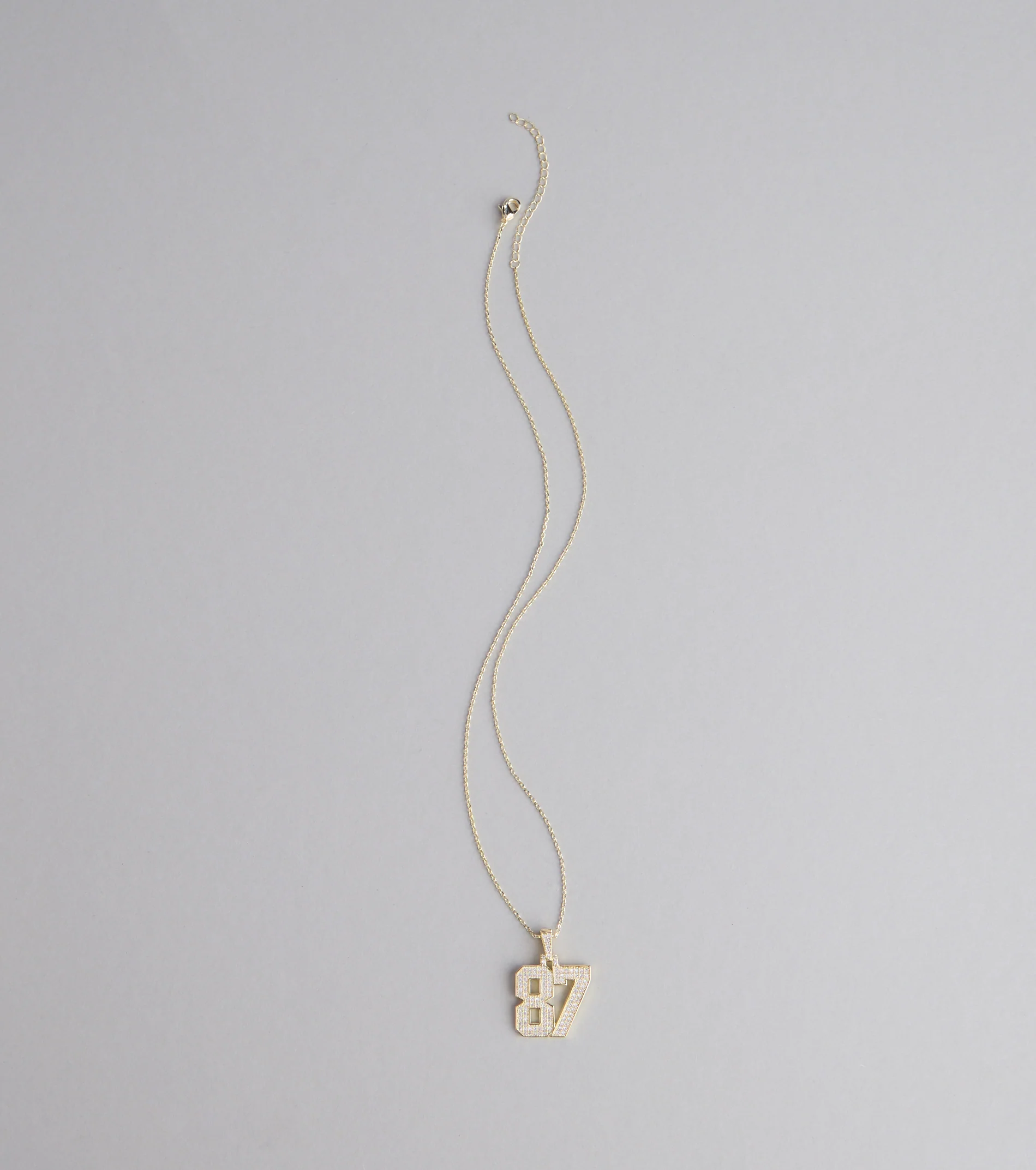 Shine On Rhinestone 87 Chain Necklace