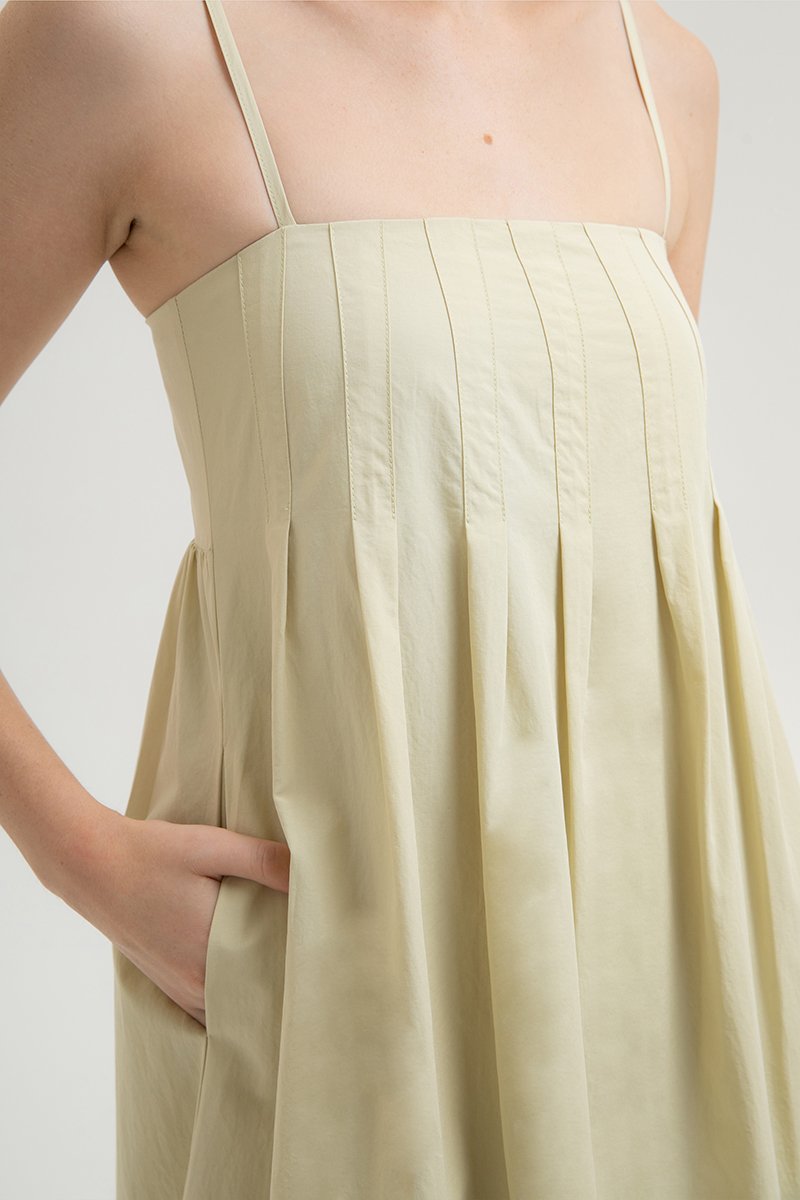 Gisele Pleated Midi Dress