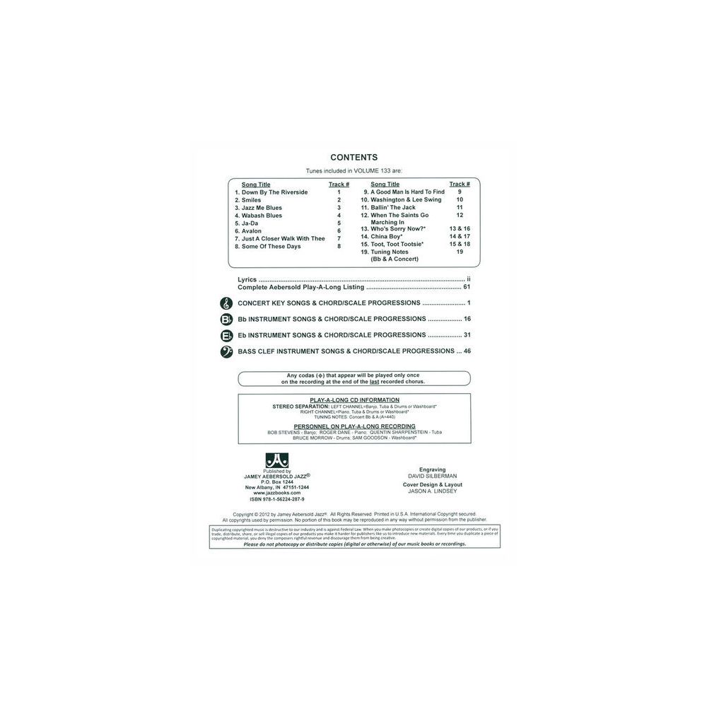 Jamey Aebersold Down By The Riverside – Thomann Ireland