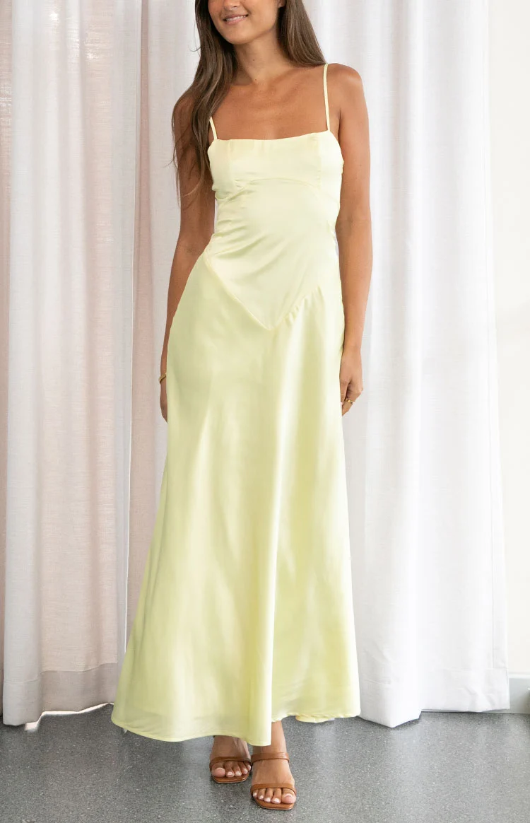Joey Yellow Maxi Dress