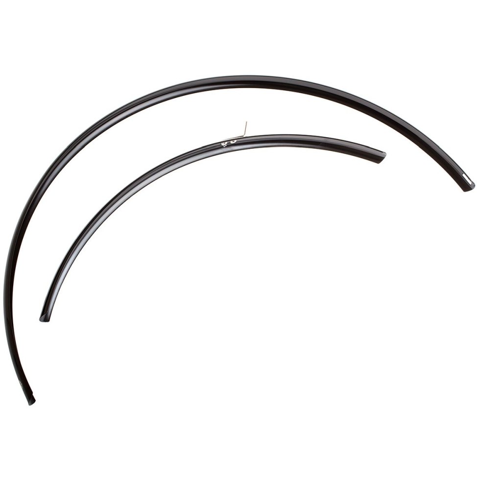 BLB Classic Round Fenders - polished black