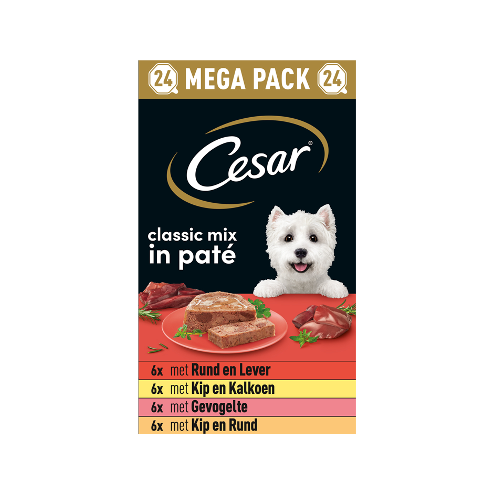 Cesar Classic in Paté - Multipack - 24 x 150 g