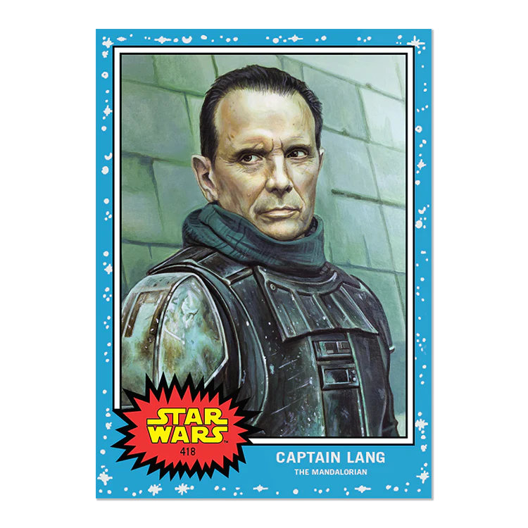 Topps UK - SW Living Set Card #418 - Captain Lang