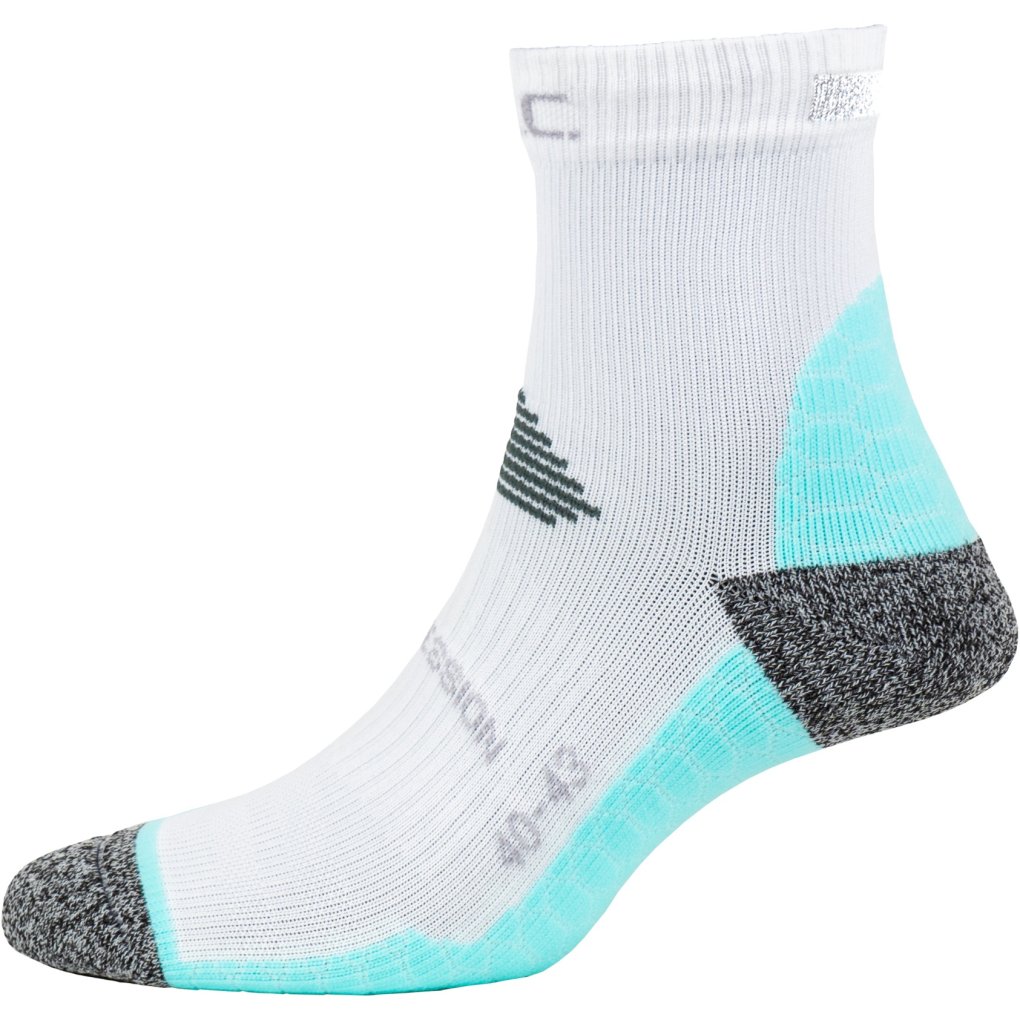 P.A.C. Original RN 6.2 Running Reflective Pro Mid Compression Socks Men - White/Mint