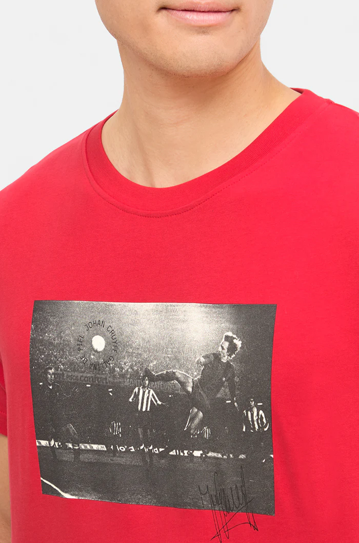 T-shirt red Barça Cruyff 