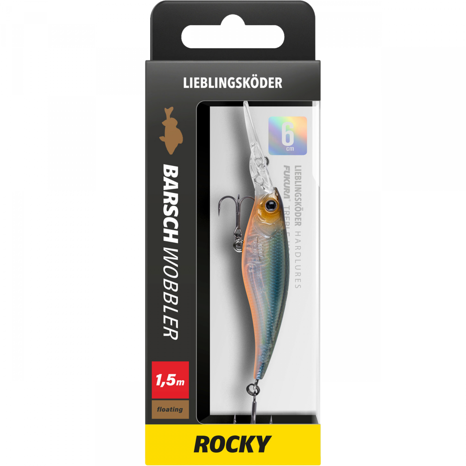 Lieblingsköder Barschwobbler (Rocky)