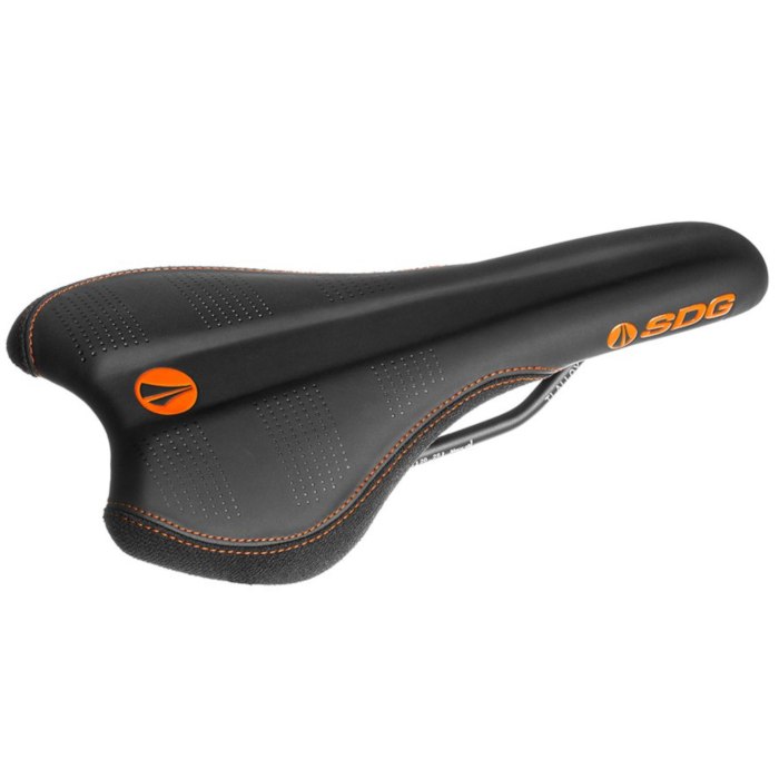 SDG Radar MTN CroMo Saddle - black/orange