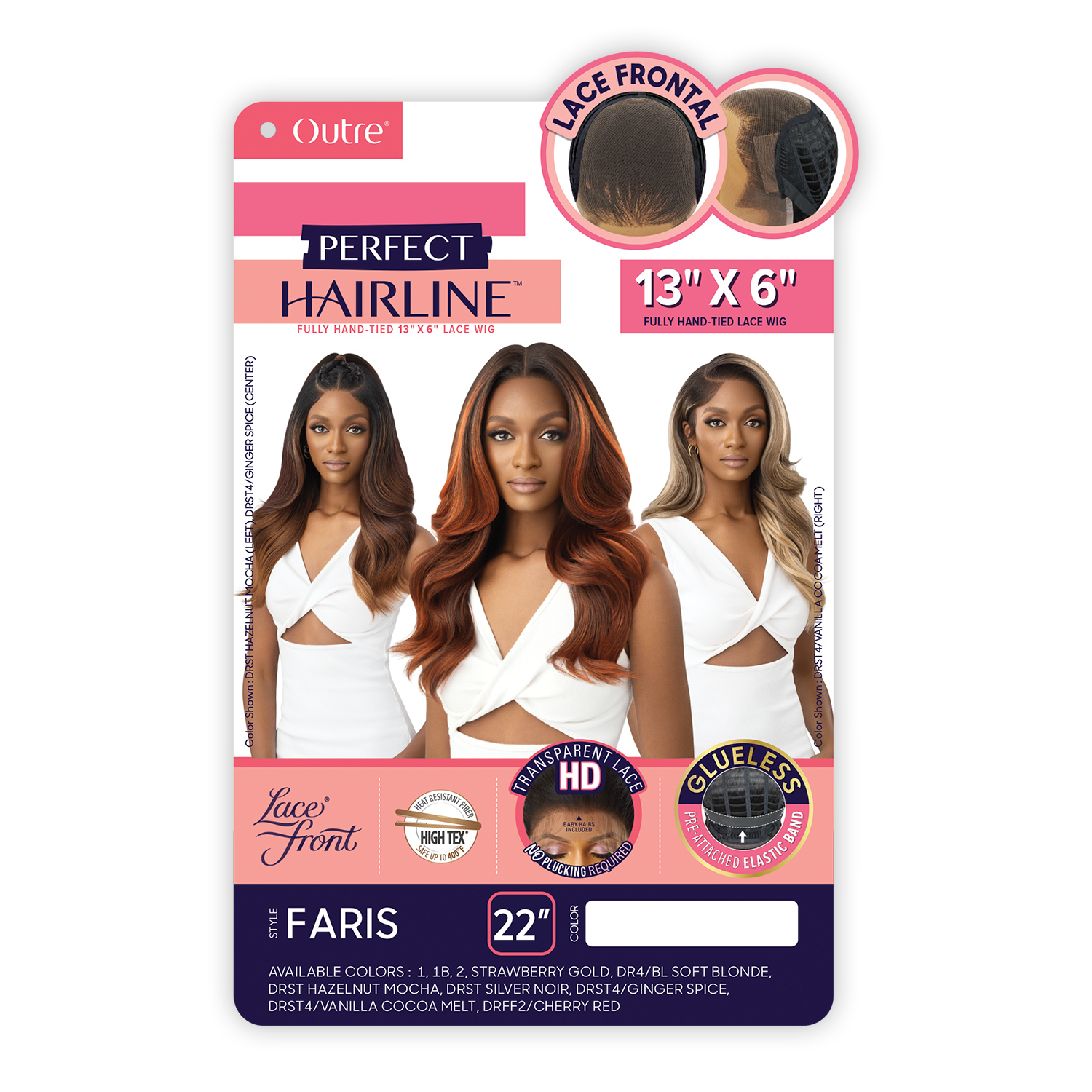 Outre HD Lace Front Wig Perfect Hairline Fully Hand-Tied 13X6 Lace Wig Faris