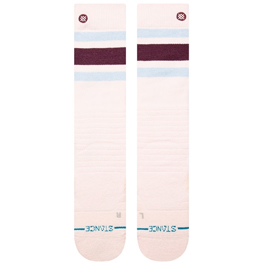 Stance Boyd Mid Wool Snow Socks Unisex - pinkfade