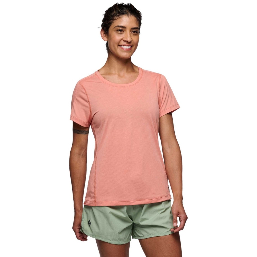 Black Diamond Lightwire Short Sleeve Tech Tee Women - Himalayan Salt