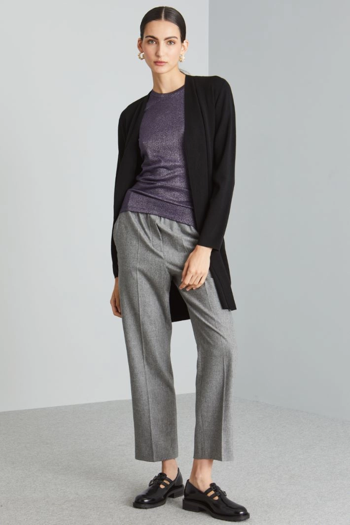 Lurex T-shirt - BLUE