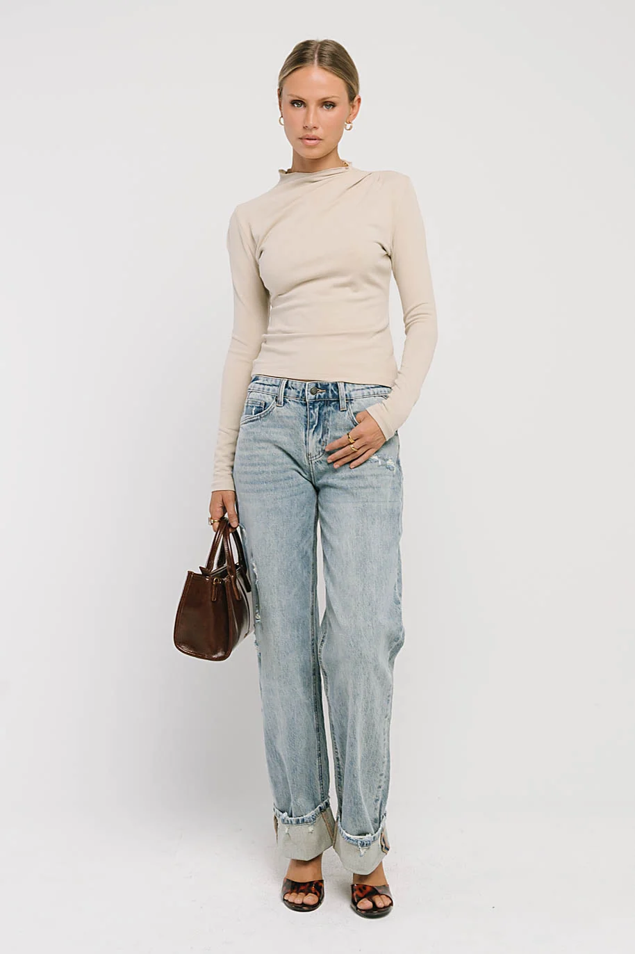 Jeni Low Rise Loose Baggy Jeans