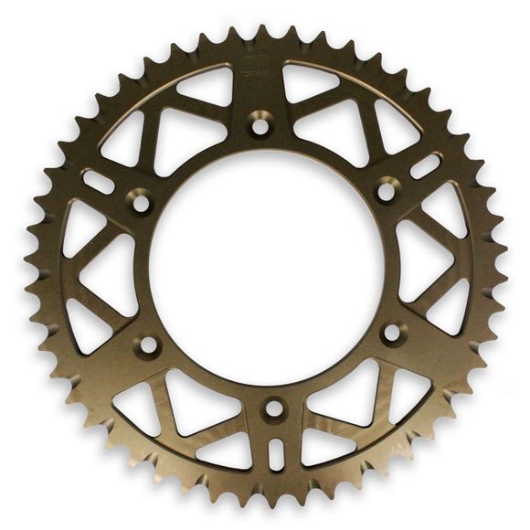 AFAM aluminum 520 anti-mud crown 51 teeth - grayRef: AA0035 / 13323+51