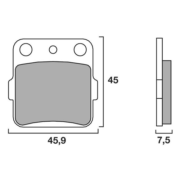 Brembo Sinter Metal Racing Brake Pads front/rear (model dependent)Ref: 07HO32SX
